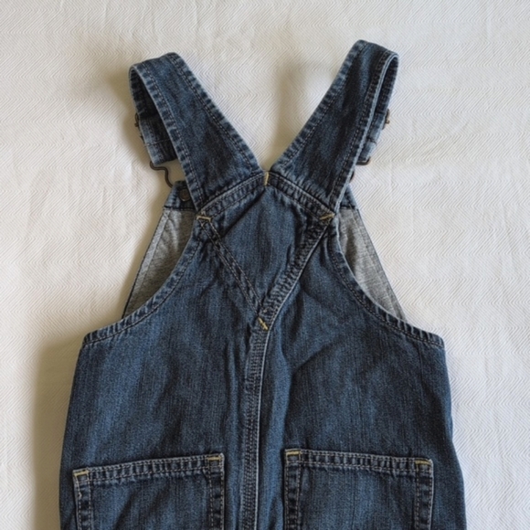 babyGap 1969 jersey lined denim carpenter overalls 18-24 months baby unisex - Picture 7 of 8